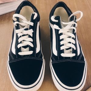 Vans old skool platform black/white